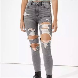American Eagle Ripped Jeans Size 00